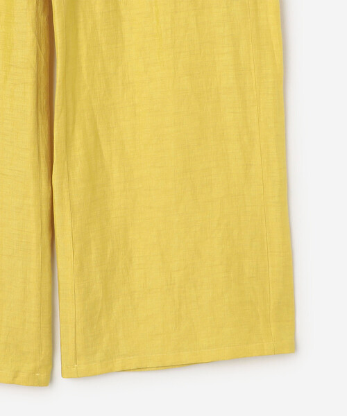 LE GLAZIK（ルグラジック）の「LE GLAZIK | リネンポリエステル エラスティックパンツ WOMEN（その他パンツ・レディース・ブラック/マスタード/グレー・36）」の9枚目の写真