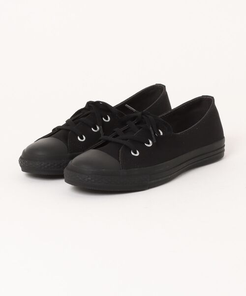 CONVERSE(コンバース)の「【CONVERSE】コンバース ALL STAR LP PUMPS OX(オールスター LP パンプス OX)(スニーカー・レディース・ブラック/ブラック×ブラック/レッド/ベージュ・4/4.5/5/5.5)」の2枚目の写真