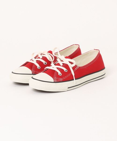CONVERSE(コンバース)の「【CONVERSE】コンバース ALL STAR LP PUMPS OX(オールスター LP パンプス OX)(スニーカー・レディース・ブラック/ブラック×ブラック/レッド/ベージュ・4/4.5/5/5.5)」の4枚目の写真