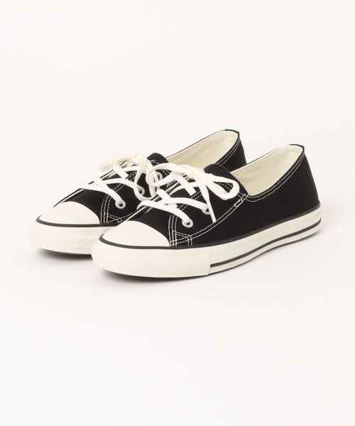 CONVERSE(コンバース)の「【CONVERSE】コンバース ALL STAR LP PUMPS OX(オールスター LP パンプス OX)(スニーカー・レディース・ブラック/ブラック×ブラック/レッド/ベージュ・4/4.5/5/5.5)」の1枚目の写真