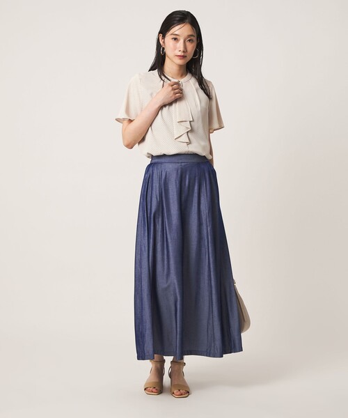 A DAY IN THE LIFE UNITED ARROWS（アデイインザライフユナイテッドアローズ）の「フロントラッフル ショートスリーブブラウス ＜A DAY IN THE LIFE＞（シャツ/ブラウス・レディース・ライトピンク/ホワイト/その他1/その他2・FREE）」の10枚目の写真