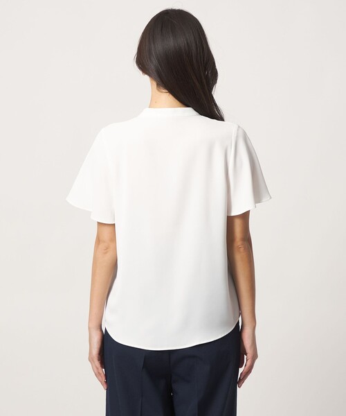 A DAY IN THE LIFE UNITED ARROWS（アデイインザライフユナイテッドアローズ）の「フロントラッフル ショートスリーブブラウス ＜A DAY IN THE LIFE＞（シャツ/ブラウス・レディース・ライトピンク/ホワイト/その他1/その他2・FREE）」の14枚目の写真