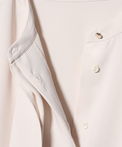 A DAY IN THE LIFE UNITED ARROWS（アデイインザライフユナイテッドアローズ）の「フロントラッフル ショートスリーブブラウス ＜A DAY IN THE LIFE＞（シャツ/ブラウス・レディース・ライトピンク/ホワイト/その他1/その他2・FREE）」の20枚目の写真