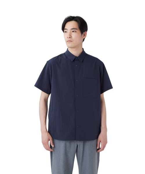 Snow Peak（スノーピーク）の「Snow Peak / Breathable Quick Dry S/S Shirt クイックドライTシャツ 透湿速乾（Tシャツ/カットソー・メンズ・ブラック/グレイッシュベージュ/アーミー/ダークネイビー・1/S/M/L/XL）」の4枚目の写真