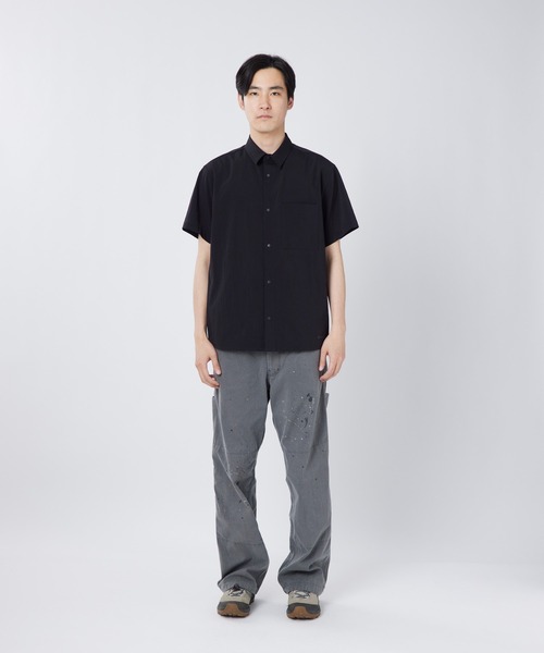 Snow Peak（スノーピーク）の「Snow Peak / Breathable Quick Dry S/S Shirt クイックドライTシャツ 透湿速乾（Tシャツ/カットソー・メンズ・ブラック/グレイッシュベージュ/アーミー/ダークネイビー・1/S/M/L/XL）」の5枚目の写真