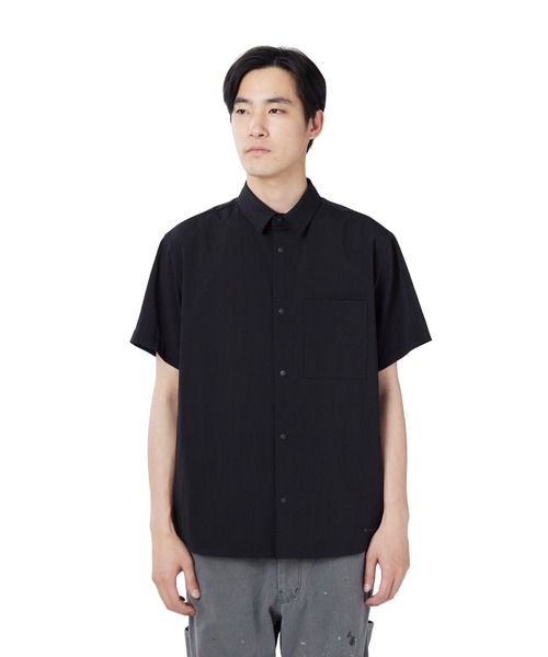 Snow Peak（スノーピーク）の「Snow Peak / Breathable Quick Dry S/S Shirt クイックドライTシャツ 透湿速乾（Tシャツ/カットソー・メンズ・ブラック/グレイッシュベージュ/アーミー/ダークネイビー・1/S/M/L/XL）」の10枚目の写真