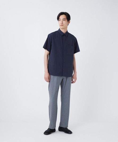 Snow Peak（スノーピーク）の「Snow Peak / Breathable Quick Dry S/S Shirt クイックドライTシャツ 透湿速乾（Tシャツ/カットソー・メンズ・ブラック/グレイッシュベージュ/アーミー/ダークネイビー・1/S/M/L/XL）」の8枚目の写真