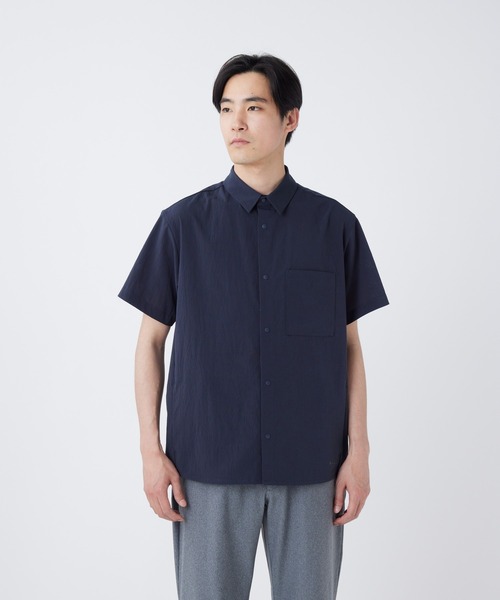 Snow Peak（スノーピーク）の「Snow Peak / Breathable Quick Dry S/S Shirt クイックドライTシャツ 透湿速乾（Tシャツ/カットソー・メンズ・ブラック/グレイッシュベージュ/アーミー/ダークネイビー・1/S/M/L/XL）」の13枚目の写真