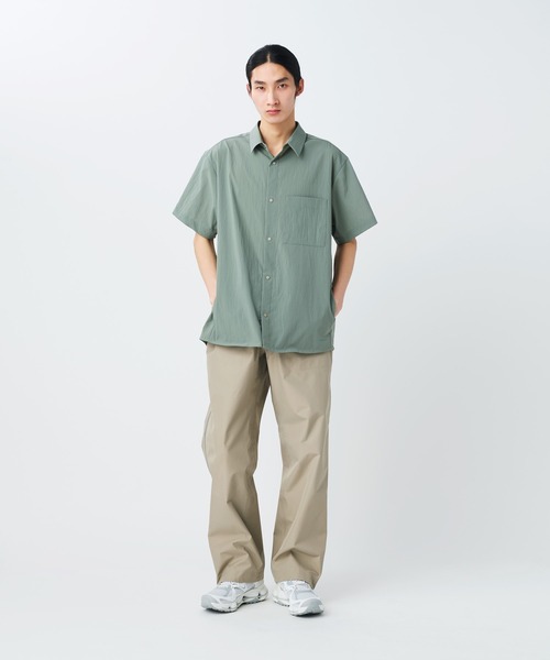 Snow Peak（スノーピーク）の「Snow Peak / Breathable Quick Dry S/S Shirt クイックドライTシャツ 透湿速乾（Tシャツ/カットソー・メンズ・ブラック/グレイッシュベージュ/アーミー/ダークネイビー・1/S/M/L/XL）」の7枚目の写真