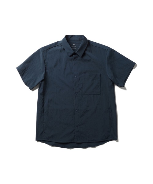 Snow Peak（スノーピーク）の「Snow Peak / Breathable Quick Dry S/S Shirt クイックドライTシャツ 透湿速乾（Tシャツ/カットソー・メンズ・ブラック/グレイッシュベージュ/アーミー/ダークネイビー・1/S/M/L/XL）」の22枚目の写真
