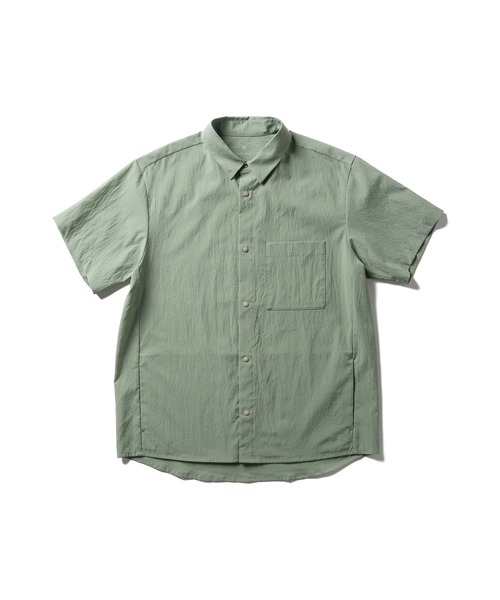 Snow Peak（スノーピーク）の「Snow Peak / Breathable Quick Dry S/S Shirt クイックドライTシャツ 透湿速乾（Tシャツ/カットソー・メンズ・ブラック/グレイッシュベージュ/アーミー/ダークネイビー・1/S/M/L/XL）」の21枚目の写真