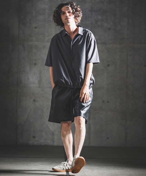 GLIMCLAP(グリムクラップ)の「mp14924- Synthetic Leather Shorts レザーショートパンツ(202-031-gls-cg)(その他パンツ・メンズ・ブラウン/ブラック系その他/ブラック/ブラウン系その他・S/M/L)」の14枚目の写真