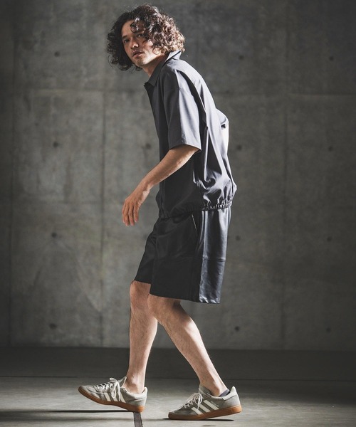 GLIMCLAP(グリムクラップ)の「mp14924- Synthetic Leather Shorts レザーショートパンツ(202-031-gls-cg)(その他パンツ・メンズ・ブラウン/ブラック系その他/ブラック/ブラウン系その他・S/M/L)」の15枚目の写真