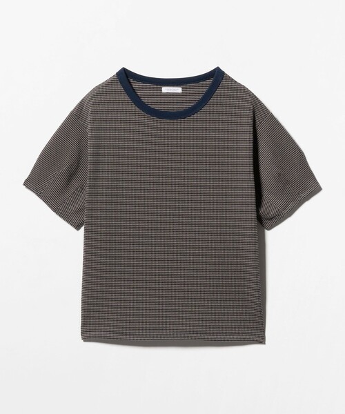 A DAY IN THE LIFE UNITED ARROWS(アデイインザライフユナイテッドアローズ)の「ワッフルボーダー タックスリーブTシャツ <A DAY IN THE LIFE>(Tシャツ/カットソー・レディース・ライトブルー/ケリーグリーン/ネイビー/ダークグレー・FREE)」の12枚目の写真