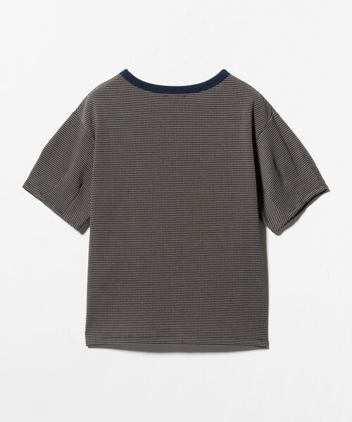 A DAY IN THE LIFE UNITED ARROWS(アデイインザライフユナイテッドアローズ)の「ワッフルボーダー タックスリーブTシャツ <A DAY IN THE LIFE>(Tシャツ/カットソー・レディース・ライトブルー/ケリーグリーン/ネイビー/ダークグレー・FREE)」の13枚目の写真