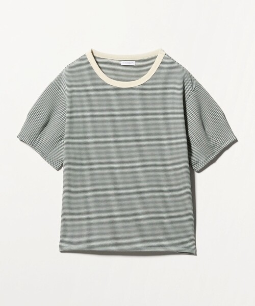 A DAY IN THE LIFE UNITED ARROWS(アデイインザライフユナイテッドアローズ)の「ワッフルボーダー タックスリーブTシャツ <A DAY IN THE LIFE>(Tシャツ/カットソー・レディース・ライトブルー/ケリーグリーン/ネイビー/ダークグレー/ダークブラウン/オレンジ・FREE)」の11枚目の写真