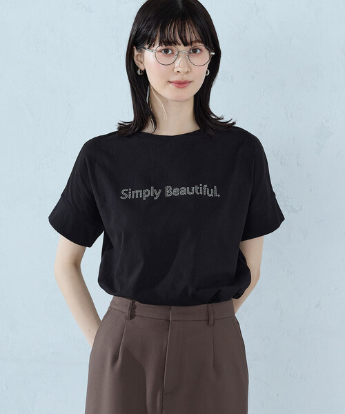 COMME CA ISM(コムサイズム)の「ロゴ Tシャツ(Tシャツ/カットソー・レディース・ブラック/杢グレー/チャコール/ホワイト・SMALL/MEDIUM/LARGE)」の19枚目の写真