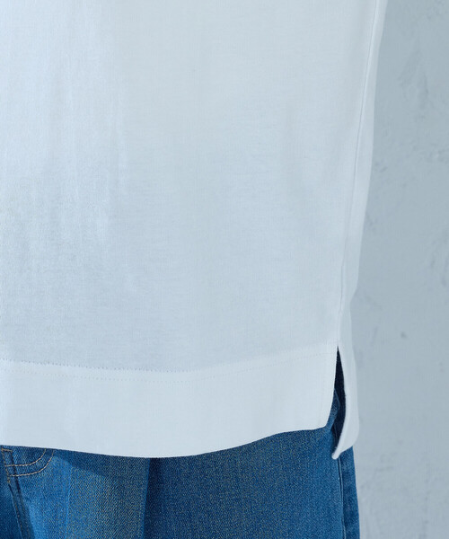 COMME CA ISM(コムサイズム)の「ロゴ Tシャツ(Tシャツ/カットソー・レディース・ブラック/杢グレー/チャコール/ホワイト・SMALL/MEDIUM/LARGE)」の10枚目の写真