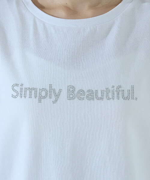 COMME CA ISM(コムサイズム)の「ロゴ Tシャツ(Tシャツ/カットソー・レディース・ブラック/杢グレー/チャコール/ホワイト・SMALL/MEDIUM/LARGE)」の9枚目の写真