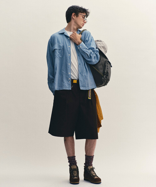 SEDAN ALL-PURPOSE(セダンオールパーパス)の「SEDAN ALL-PURPOSE | Dickies / タックワイドショーツ MEN(その他パンツ・メンズ・ダークブラウン/ブラック・M/XL/L)」の21枚目の写真