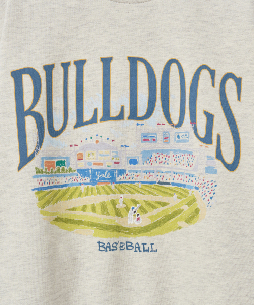 YALE(イェール)の「ブルドッグベースボールスウェットシャツ_オートミール(スウェット・レディース・その他・SMALL/MEDIUM/LARGE/X-LARGE)」の4枚目の写真