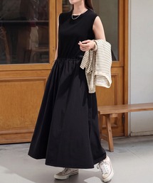 THOUSAND MILE | 【THOUSAND MILE】COMBINATION DRESS One Piece(ワンピース)