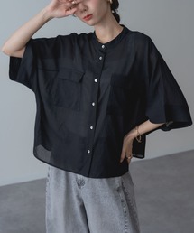 【ANNA LUNA】 軽やかな素材感 で 涼しく 着映える ドルマンブラウス