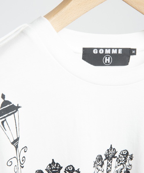 GOMME HOMME(ゴムオム)の「アウトシームオランダT(Tシャツ/カットソー・メンズ・ブラック/ホワイト・MEDIUM)」の5枚目の写真