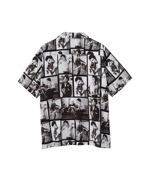 HYSTERIC GLAMOUR（ヒステリックグラマー）の「DENNIS MORRIS/SID 1977柄 オープンカラーシャツ（シャツ/ブラウス・メンズ・グリーン系その他/ブラック系その他・X-LARGE/LARGE/MEDIUM/SMALL）」の7枚目の写真