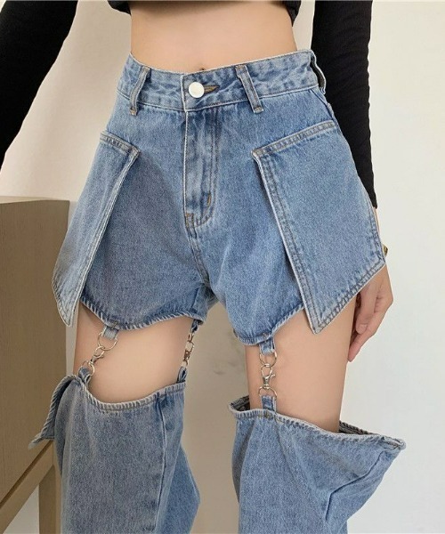REBALANCE(リバランス)の「デニムショートパンツ(デニムパンツ・レディース・A・LARGE/MEDIUM/SMALL)」の3枚目の写真