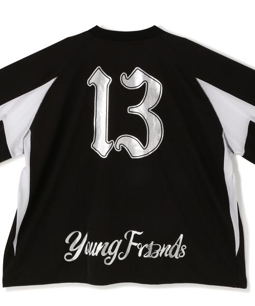 FR(13)NDS(フレンズ)の「FR(13)NDS/フレンズ/Summer Game Shirt(Tシャツ/カットソー・メンズ・ピンク/ブラック・F)」の4枚目の写真
