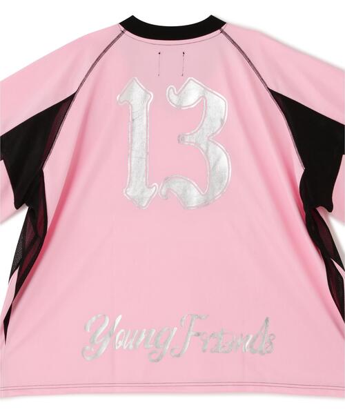 FR(13)NDS(フレンズ)の「FR(13)NDS/フレンズ/Summer Game Shirt(Tシャツ/カットソー・メンズ・ピンク/ブラック・F)」の8枚目の写真