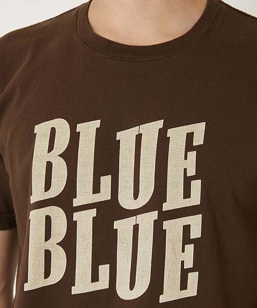 BLUE BLUE（ブルーブルー）の「STEP BLUE BLUE ショートスリーブTシャツ（Tシャツ/カットソー・メンズ・ホワイト/ネイビー・M/S/L/XL）」の10枚目の写真