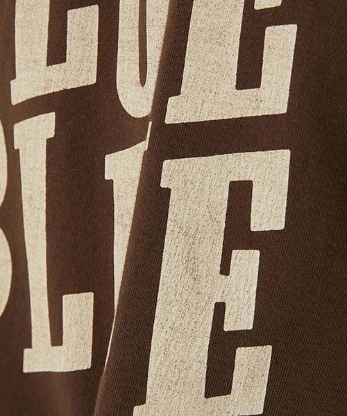 BLUE BLUE（ブルーブルー）の「STEP BLUE BLUE ショートスリーブTシャツ（Tシャツ/カットソー・メンズ・ホワイト/ネイビー・M/S/L/XL）」の11枚目の写真