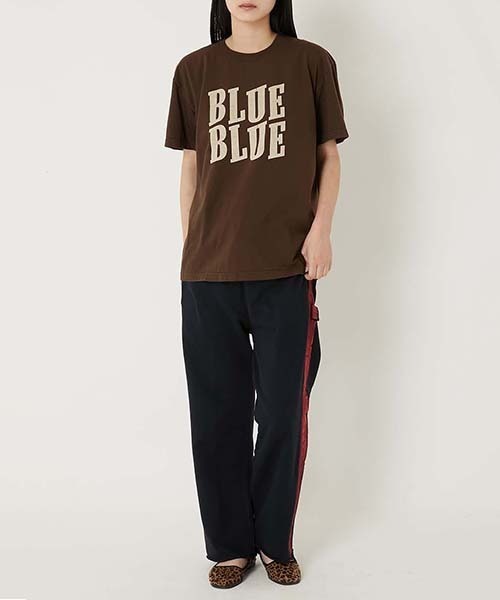 BLUE BLUE（ブルーブルー）の「STEP BLUE BLUE ショートスリーブTシャツ（Tシャツ/カットソー・メンズ・ホワイト/ネイビー・M/S/L/XL）」の15枚目の写真