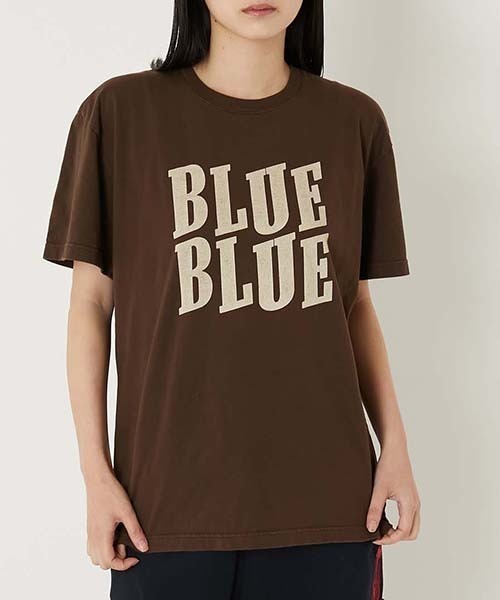 BLUE BLUE（ブルーブルー）の「STEP BLUE BLUE ショートスリーブTシャツ（Tシャツ/カットソー・メンズ・ホワイト/ネイビー・M/S/L/XL）」の14枚目の写真
