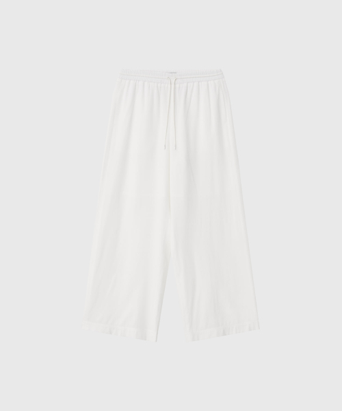 LOOKAST(ルックキャスト)の「イネス コットンバンディングパンツ_ホワイト / INES COTTON BANDING PANTS_WHITE(その他パンツ・レディース・ホワイト・SMALL/MEDIUM)」の3枚目の写真