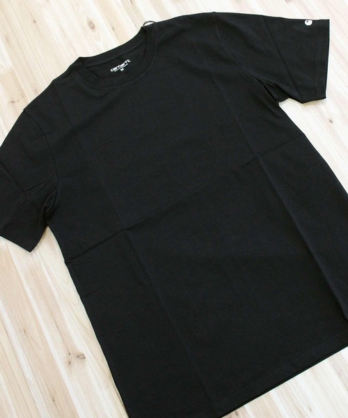 Carhartt WIP(カーハートダブリューアイピー)の「WIP CロゴベースTシャツ S/S Base T-Shirt(Tシャツ/カットソー・メンズ・ブラック×ホワイト/ホワイト×ブラック・M/L/XL)」の8枚目の写真