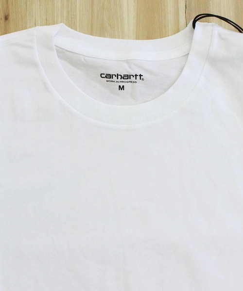 Carhartt WIP(カーハートダブリューアイピー)の「WIP CロゴベースTシャツ S/S Base T-Shirt(Tシャツ/カットソー・メンズ・ブラック×ホワイト/ホワイト×ブラック・M/L/XL)」の9枚目の写真