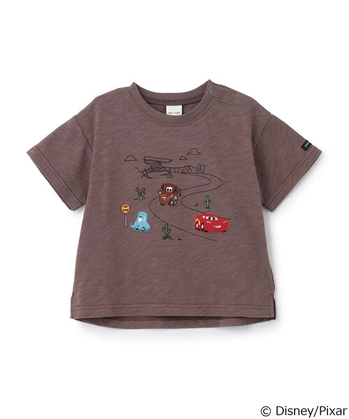 petit main(プティマイン)の「【Disney/Pixar】【接触冷感】カーズ / アップリケTシャツ(Tシャツ/カットソー・キッズ・キナリ/ブラウン/ライトオレンジ系/ライトグリーン・130cm/120cm/100cm/90cm/80cm/110cm)」の2枚目の写真
