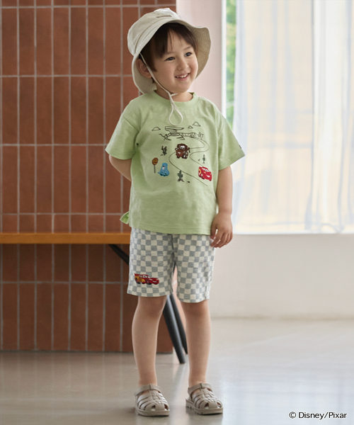 petit main(プティマイン)の「【Disney/Pixar】【接触冷感】カーズ / アップリケTシャツ(Tシャツ/カットソー・キッズ・キナリ/ブラウン/ライトオレンジ系/ライトグリーン・130cm/120cm/100cm/90cm/80cm/110cm)」の6枚目の写真