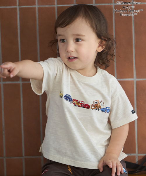 petit main(プティマイン)の「【Disney/Pixar】【接触冷感】カーズ / アップリケTシャツ(Tシャツ/カットソー・キッズ・キナリ/ブラウン/ライトオレンジ系/ライトグリーン・130cm/120cm/100cm/90cm/80cm/110cm)」の7枚目の写真