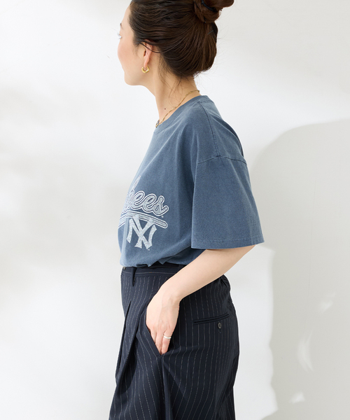 '47(フォーティーセブン)の「’47 / フォーティーセブン 別注 Team Logo Tee(Tシャツ/カットソー・メンズ・ブラウン/ネイビー/ホワイト・MEDIUM/LARGE)」の15枚目の写真