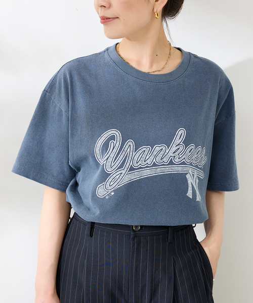 '47(フォーティーセブン)の「’47 / フォーティーセブン 別注 Team Logo Tee(Tシャツ/カットソー・メンズ・ブラウン/ネイビー/ホワイト・MEDIUM/LARGE)」の17枚目の写真