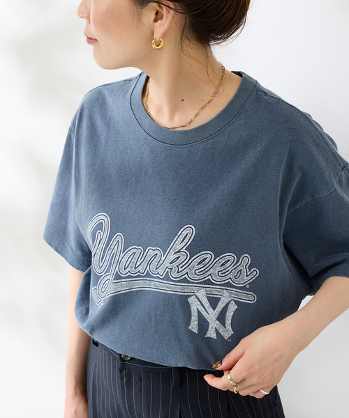 '47(フォーティーセブン)の「’47 / フォーティーセブン 別注 Team Logo Tee(Tシャツ/カットソー・メンズ・ブラウン/ネイビー/ホワイト・MEDIUM/LARGE)」の18枚目の写真