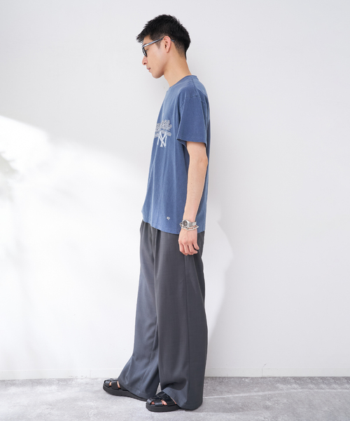 '47(フォーティーセブン)の「’47 / フォーティーセブン 別注 Team Logo Tee(Tシャツ/カットソー・メンズ・ブラウン/ネイビー/ホワイト・MEDIUM/LARGE)」の20枚目の写真