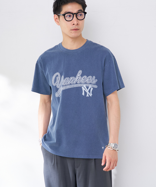 '47(フォーティーセブン)の「’47 / フォーティーセブン 別注 Team Logo Tee(Tシャツ/カットソー・メンズ・ブラウン/ネイビー/ホワイト・MEDIUM/LARGE)」の22枚目の写真