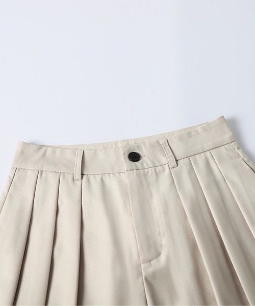 AMELY(エミリー)の「3タックワイドパンツ(その他パンツ・レディース・アイボリー/ブラック/ベージュ/グレー・L/M)」の9枚目の写真