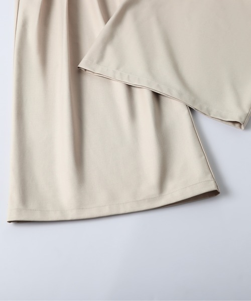 AMELY(エミリー)の「3タックワイドパンツ(その他パンツ・レディース・アイボリー/ブラック/ベージュ/グレー・L/M)」の13枚目の写真