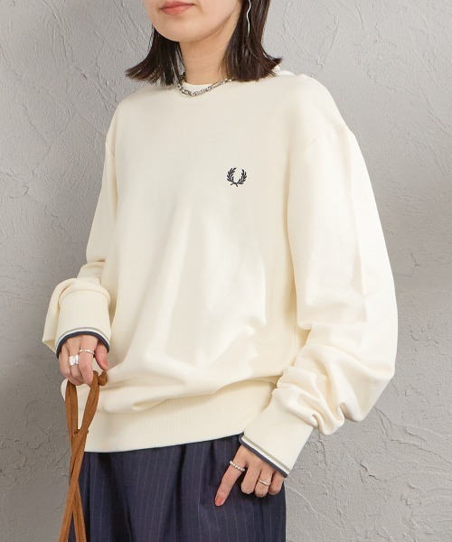 WEB先行予約】[FRED PERRY/フレッドペリー] ワンポイントロゴ刺繍